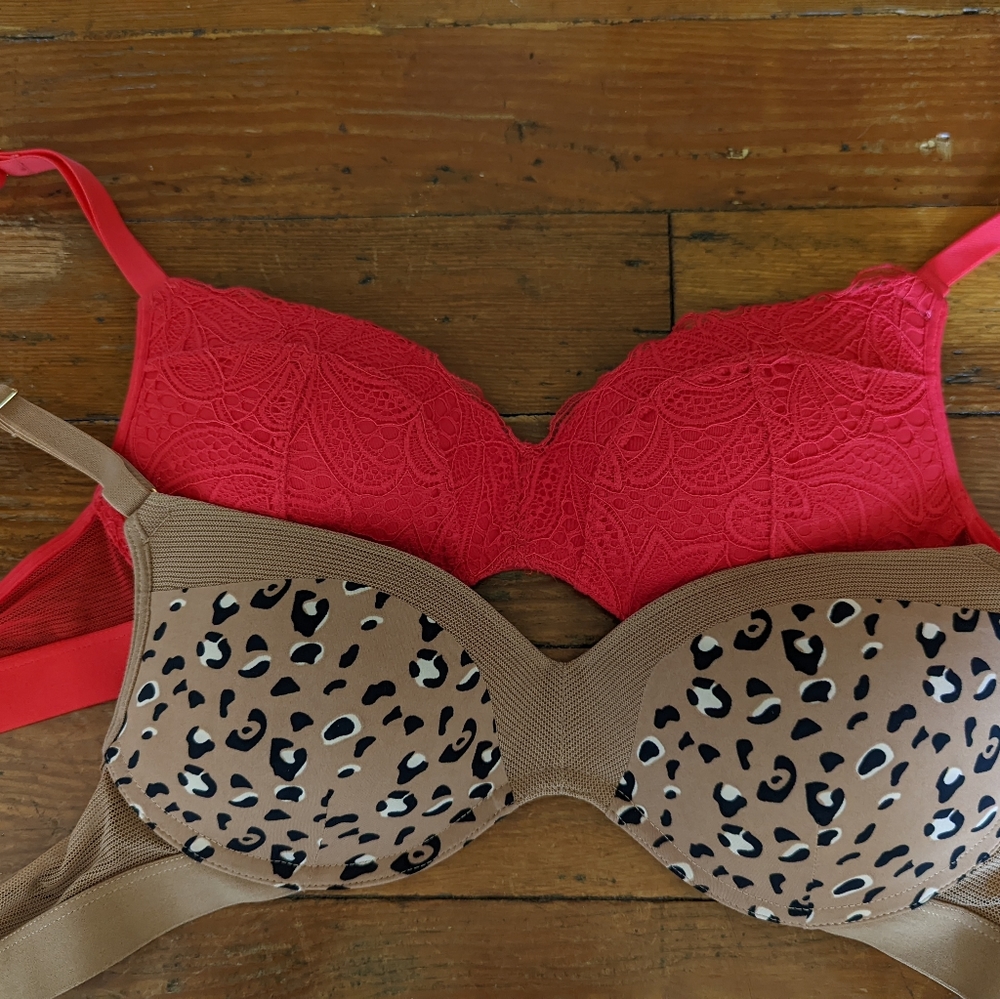 Lively LEOPARD PRINT Wireless Push-up 34A